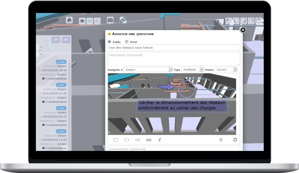 Gestion des annotationsau format BCF