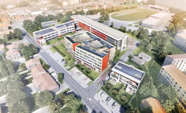 Reconstruction des bâtiments A, D et E du lycée Ambroise Brugière à Clermont-Ferrand