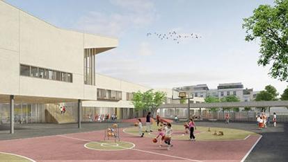 Construction du groupe Scolaire du PUP BERLIET à Lyon 8
