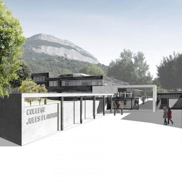 Restructuration du collège Jules Flandrin à Corenc