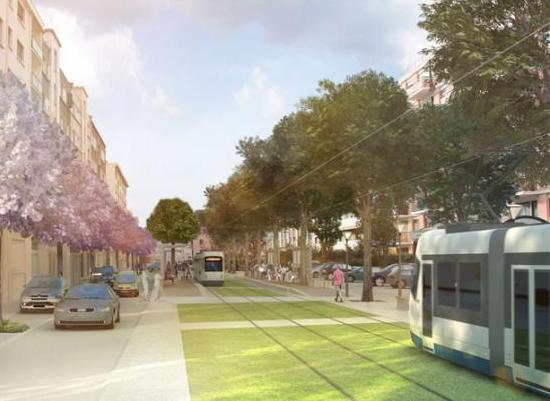 Extension de la ligne de tramway Moellesulaz-Annemasse